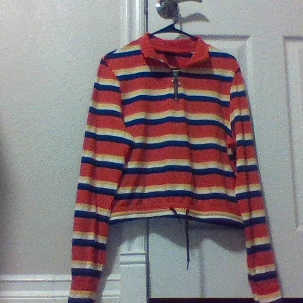 crop long sleeve (orange,blue,black,white,yellow)